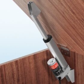 Linear Actuator 12V, 4 Inch High Load 330lbs/1500N Linear Actuator, 0.19'/s Linear Motion Actuator With Mounting Bracket And IP54 Protection (Option: Natural)